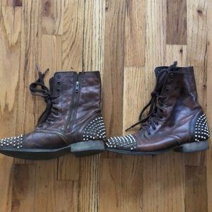 Steve Madden Studded Combat Boots